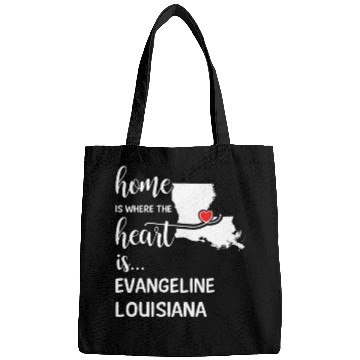 Discover Evangeline County Louisiana Is Where My Heart Is Bags