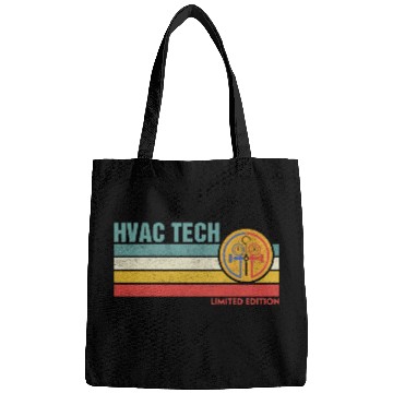 Discover HVAC Technician Limited Edition Funny HVAC Mechani Bags
