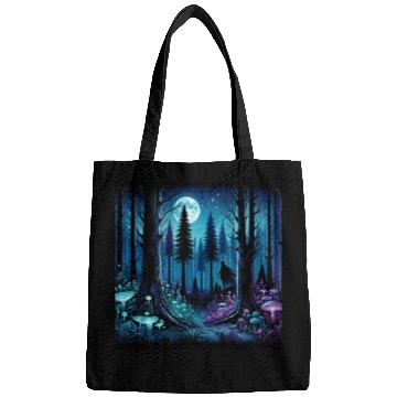 Discover Mystic Moonlit Enchanted Forest Bags