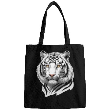 Discover Siberian Stare - Monochrome Tiger Essence Bags
