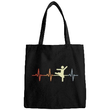 Discover Ballet Dancer Stickfigures Heartbeat Bags