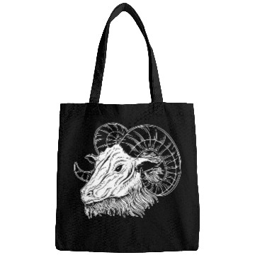 Discover Baphomet Goat Horn Art Bags