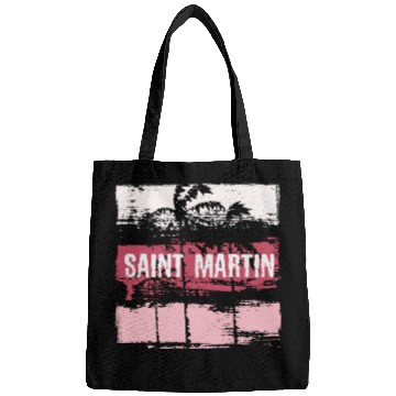 Discover Saint Martin Vacation Souvenir Abstract Artistic Bags