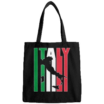 Discover Italy Vintage Countries Italian Culture Flag Bags