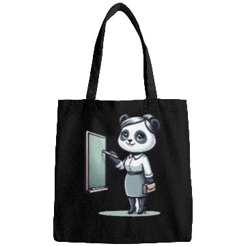 Discover Cute Panda Teacher Bags