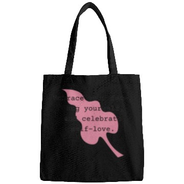 Discover Self-Love Affirmation Leaf Design Bags