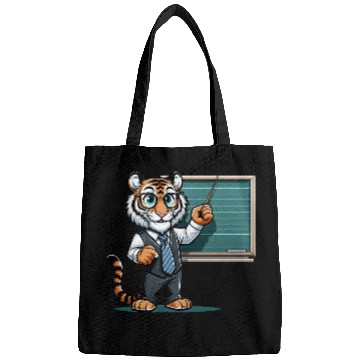 Discover Cute Tiger Teacher Bags
