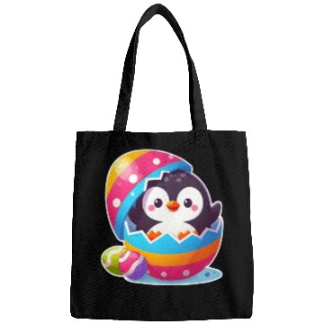 Discover Penguin hatches from colorful Easter egg Bags