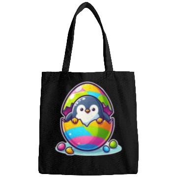 Discover Penguin hatches from colorful Easter egg Bags