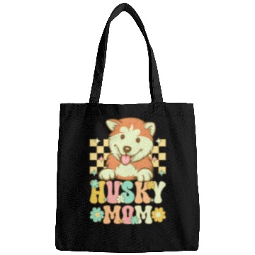 Discover Groovy Siberian Husky Female Dog Lover Bags