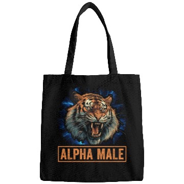 Discover Funny Men Tiger Lion Bags
