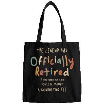 Discover Legend Officially Retired - Funny Retirement Bags