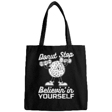 Discover Fitness Donut Funny Donut Gym Bags