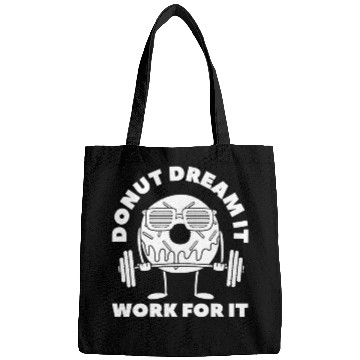 Discover Fitness Donut Funny Donut Gym Bags