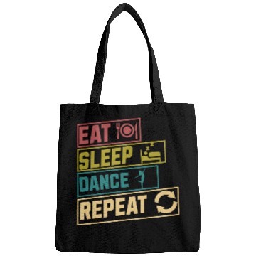 Discover Eat sleep dance repeat Bags
