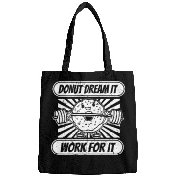Discover Fitness Donut Funny Donut Gym Bags