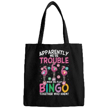 Discover Bingo Game Night Flamingo Bags