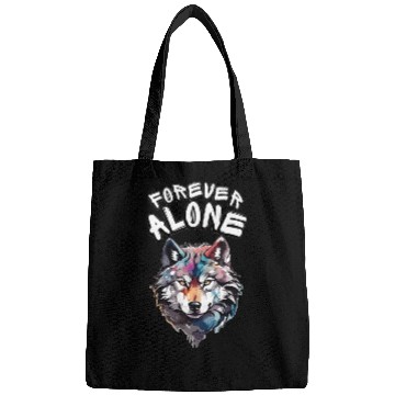 Discover Forever Alone - Embrace Your Inner Wolf Bags