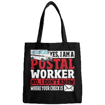 Discover Yes, I Am A Postal Worker Postal Worker Mailman Bags