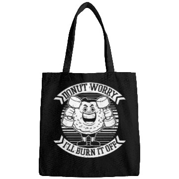 Discover Fitness Donut Funny Donut Gym Bags