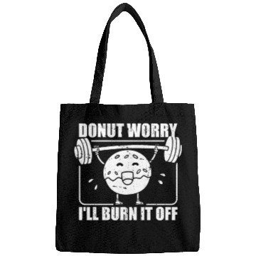 Discover Fitness Donut Funny Donut Gym Bags