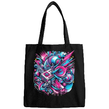 Discover Neon Gamer's Paradise Bags