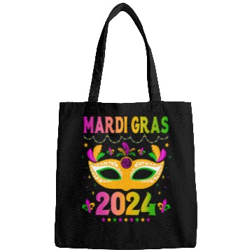 Discover Mardi Gras 2024 Funny Mardi Gras Mask Costume Bags
