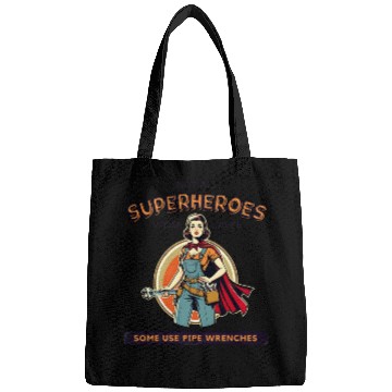 Discover Empowered Female Plumber - Superhero Bags