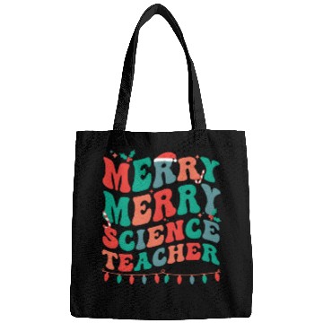 Discover Merry Science Teacher Science Teaching Py Bags