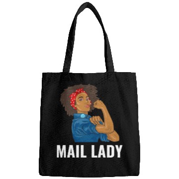 Discover African American Postal Worker Mail Lady Funny Bags
