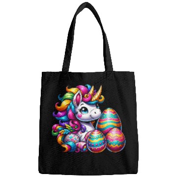 Discover Easter Unicorn & Colorful Eggs Bags