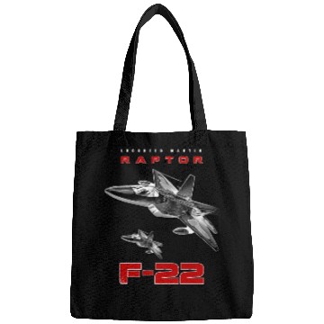 Discover F-22 Raptor Fighterjet Us Air Force Warbird Bags