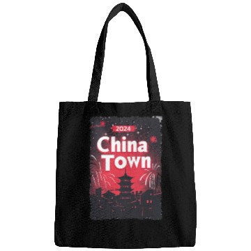 Discover ChinaTown Ignites: Synthwave Red & Black Shiluette Bags