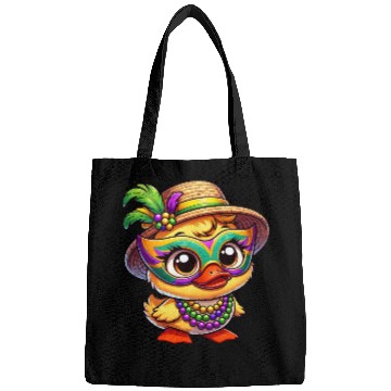 Discover Mardi Gras Comic Duck Bags