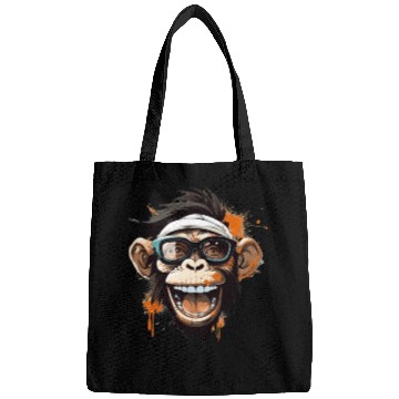 Discover Street Art Monkey Urban Rap Street Monkey Bags