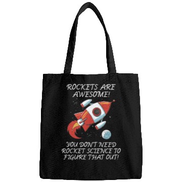 Discover Rocket Space Engineer Aviation Astrophysics Bags