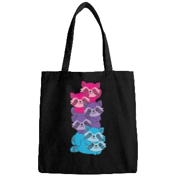 Discover Androgynous Flag Pride Lgbtq Cute Raccoon Bags