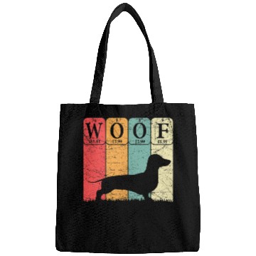 Discover Dachshund Dog Periodic Table Elements Dog Lover Bags