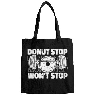 Discover Fitness Donut Funny Donut Gym Bags