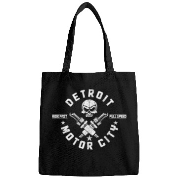 Discover Detroit Michigan Motor City USA Bags