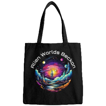Discover Alien Worlds Beckon Bags