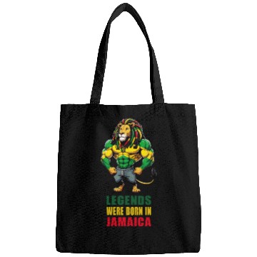 Discover Jamaica lion reggae music Bags