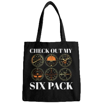 Discover Funny Pilot Six Pack Aviation Flight Simulation Bags