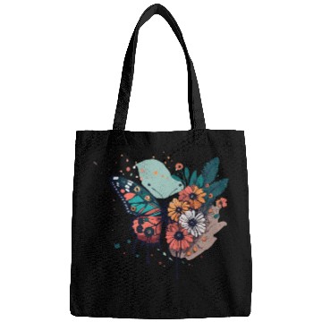 Discover Metamorphora Butterfly Nature Flowers Branches Bags