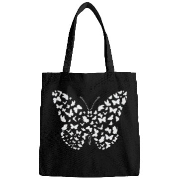 Discover Butterfly Butterflies Insect Silhouette Bags
