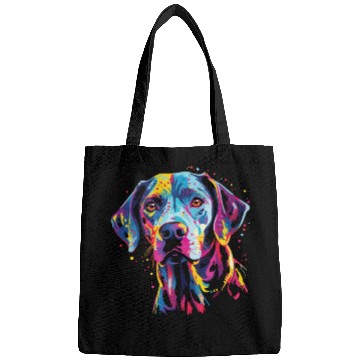 Discover Watercolor Colorful Dalmatian Bags