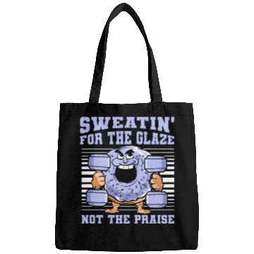 Discover Fitness Donut Funny Donut Gym Bags