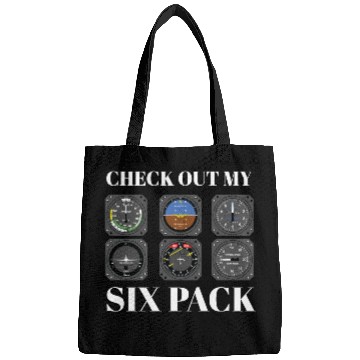 Discover Funny Pilot Six Pack Aviation Flight Simulation Bags