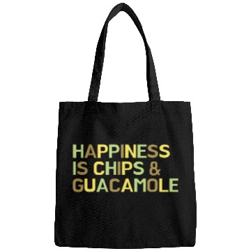 Discover Happiness is Chips And Guacamole Avocado Lover Bags