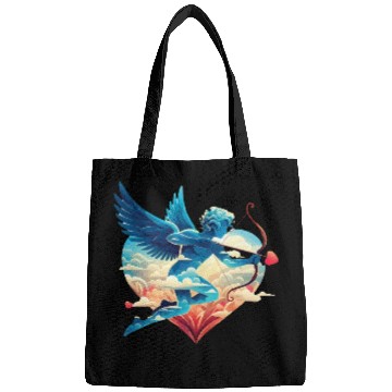 Discover Valentine's Day - Cupid with a bow, heart, love Bags
